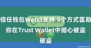 信任钱包Web3支持 5个方式匡助你在Trust Wallet中细心被盗